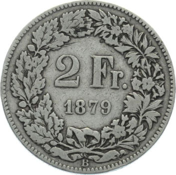 Preview: 2 Franken 1879 B